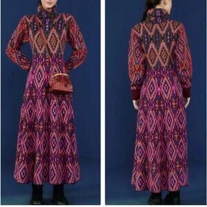 Farm Rio Tapestry Scarf Sweater Dress Size Medium